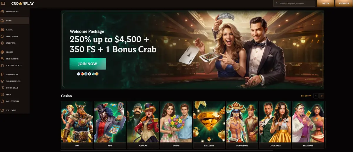 CrownPlay Sofort Auszahlung Casino