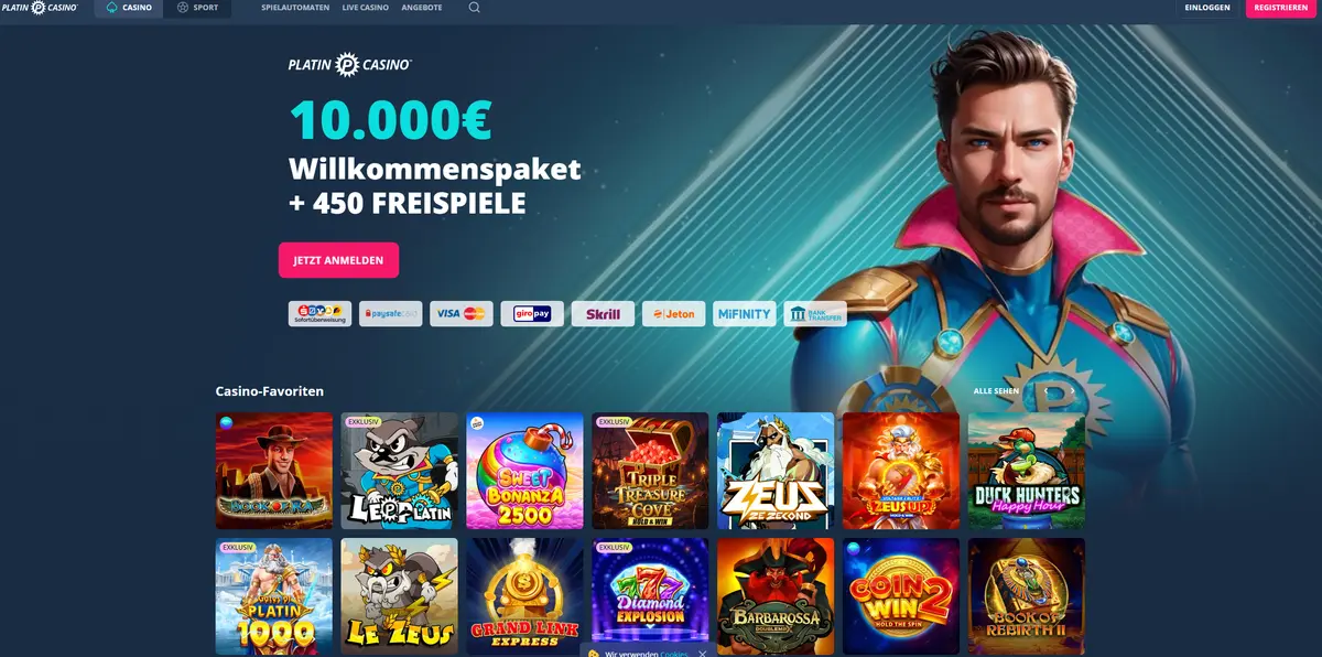 Platin Casino Sofort Auszahlung