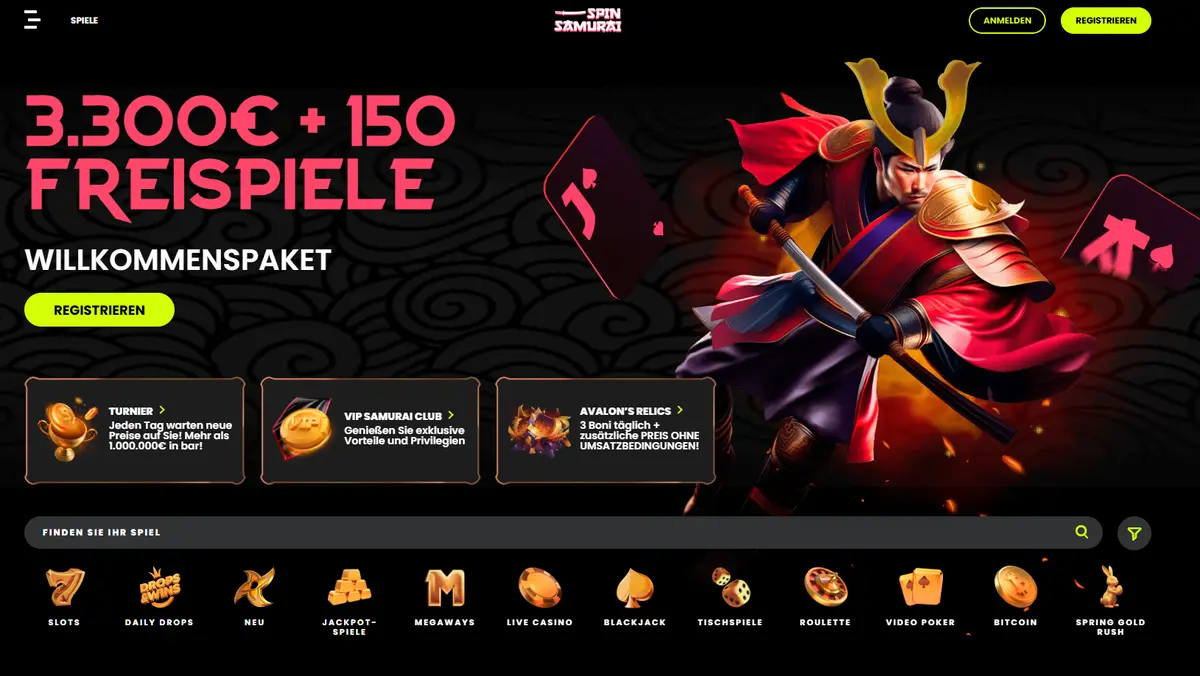 Spin Samurai Sofort Auszahlung Casino